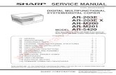 Sharp AR M201 AR203 Service Manual