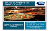 BVG Catering Flyer