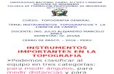 Diap.instrumentos Topograficos 2da Clase 2016A