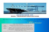 Lecture 1b - Overview Sea Transport