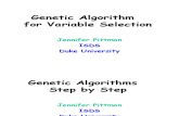 Genetic Algorithm  for Variable Selection by Jennifer
