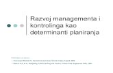 Razvoj Managementa i Kontrolinga