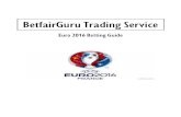 BetfairGuru Euro 2016 Guide