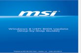 Win8 BIOS Update Step by Step Guide