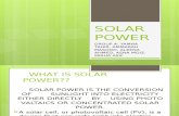 Solarpower- The Future