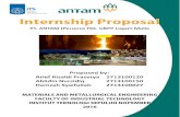Internship Proposal Pt. Antam (Persero) Tbk. Ubpp Logam Mulia