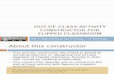 Out of Class Activity Constructor
