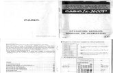 Manual de Usuario - CASIO Fx-3600P