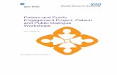 Patient and Public Workshops Dialogue Report