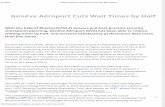 Genève Aéroport Cuts Wait Times by Half _ Blip Systems