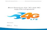 Best Practices 3g 4g App Development