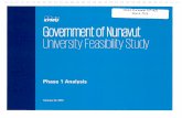 Government of Nunavut's University Feasibility Study Phase 1