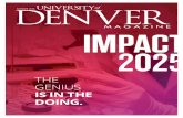 University of Denver Magazine Spring 2016