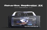 MakerBot Replicator2X UserManual Eng V3