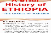 Brief History of ETHIOPIA