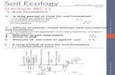 Soil Ecology (Lecture 1)