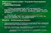 Renovascular Hypertension (RVH)Seminar