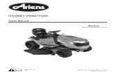 Arien Hydro Tractor Parts Manual
