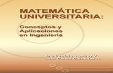 MatemÃ¡tica universitaria conceptos y aplicaciones en ingenierÃ