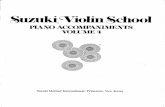 Suzuki Violin Method 4 Piano