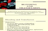 Kuliah Bleeding and Transfusion 2010