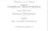 Whithorne  - 2 Chinese Nocturnes