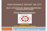 Presentation on performance benchmarking