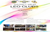 District 308 B2 Leo Clubs Newsletter January-March 2016 3rd Issue