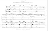 Hello Sheet Music by Adele (Piano, Vocal & Guitar – 122589)