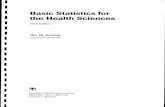 Basic Statistics for Health Sciences