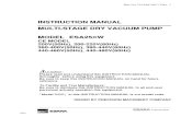 ESA25XW Instruction Manual7313-M13071 Rev1