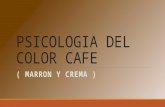 Psicologia Del Color Cafe