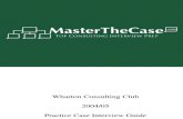 Wharton 2005 Management Consulting Casebook