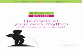 Mapa de Bruselas dela audioguía Play & tour