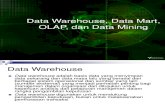 [Materi] Data Warehouse, Data Mart, OLAP, Dan Data Mining