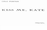 Kiss Me Kate - Score