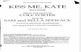 Kiss Me Kate Conductor Score