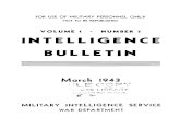 (1943) Intelligence Bulletin, Vol. I, No. 7