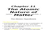 The Atomic Nature of Matter