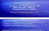 Curso de Formación de Microsoft Power Point