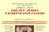 Natural Sciences. 2nd of ESO: Heat & Temperature