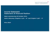 Lecture 4 201415 Income Statement & Statement of Financial Position POST LECTURE
