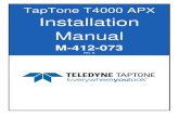 M-412-073 Rev B T4000 APX Setup Manual