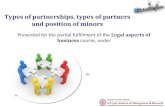 BUSINESS LAW_Types of Partnerships