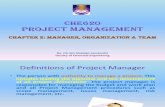 Chapter 3 -Manager CHE620 Project Management