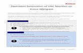 VNC Function Operation Instruction