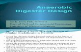 Anaerobic Digestor Design