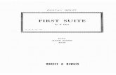 Holst First_1.Satz Score
