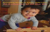 All Our Kin- Examing Quality in Family Child Care