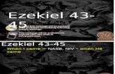 Ezekiel 43 45